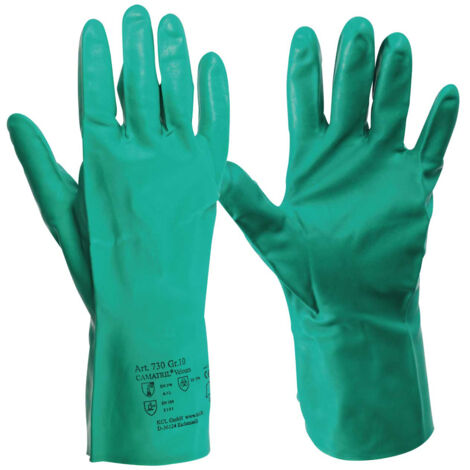 KCL 730-9 Camatril® Nitril Arbeitshandschuh Größe (Handschuhe): 9, L EN 388, EN 511    1 Paar