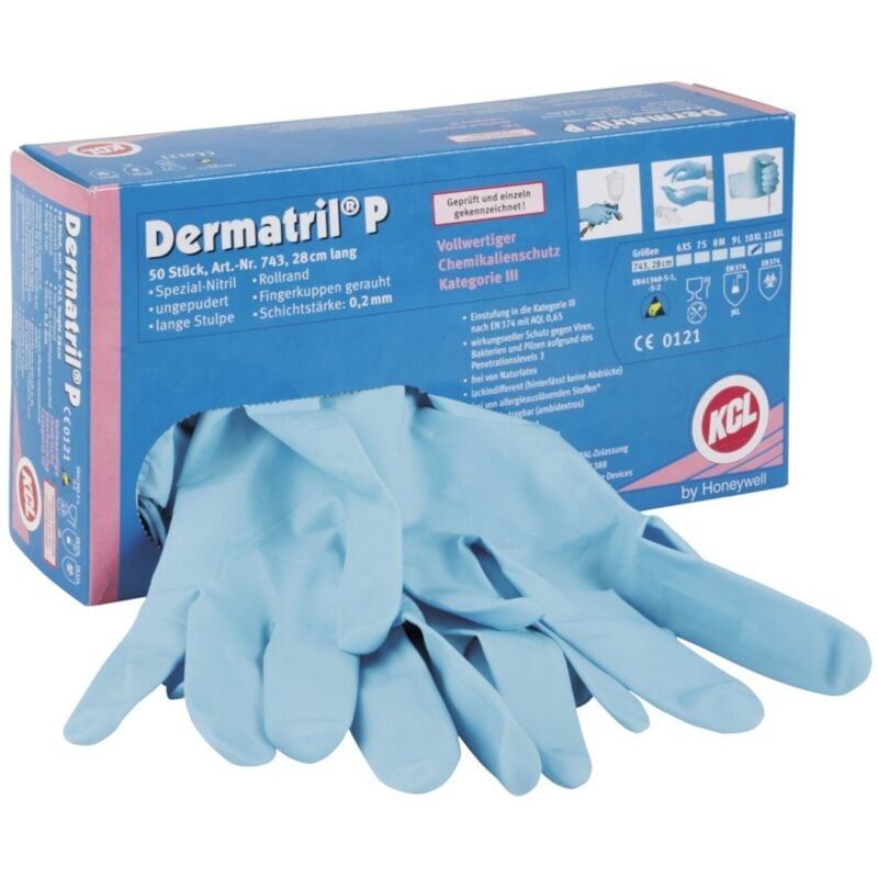 Hds Dermatril p 743 Kat. iii, blau, 6 - Honeywell