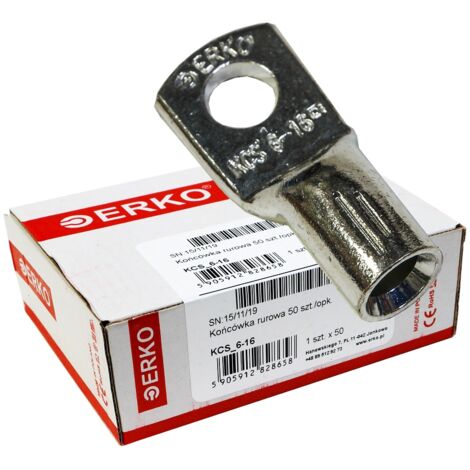 KCS CU Rohr-Ösenklemme 16 mm M6 50 Stück ERKO