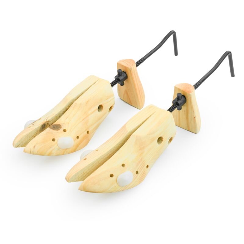 2 Wooden Shoe Tree Stretchers - Mens - Brown - KCT