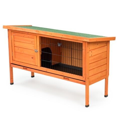 Single best sale rabbit hutch