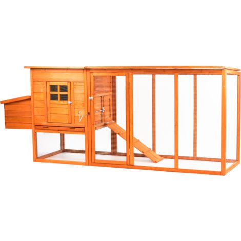 KCT Barcelona 8FT Large Chicken Coop And Run