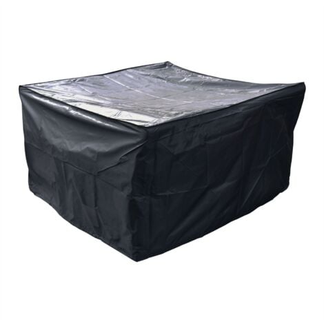 KCT Garden Furniture Cover 126 x 126 x 74cm Square Outdoor Weatherproof Patio Cover