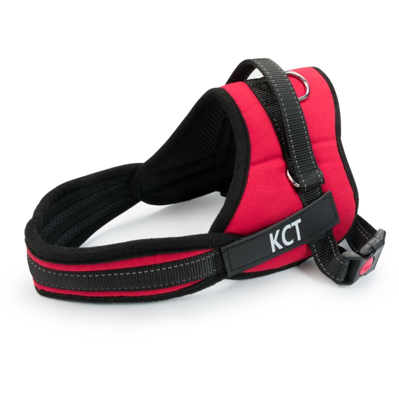 Small Padded Dog Harness - Red - KCT