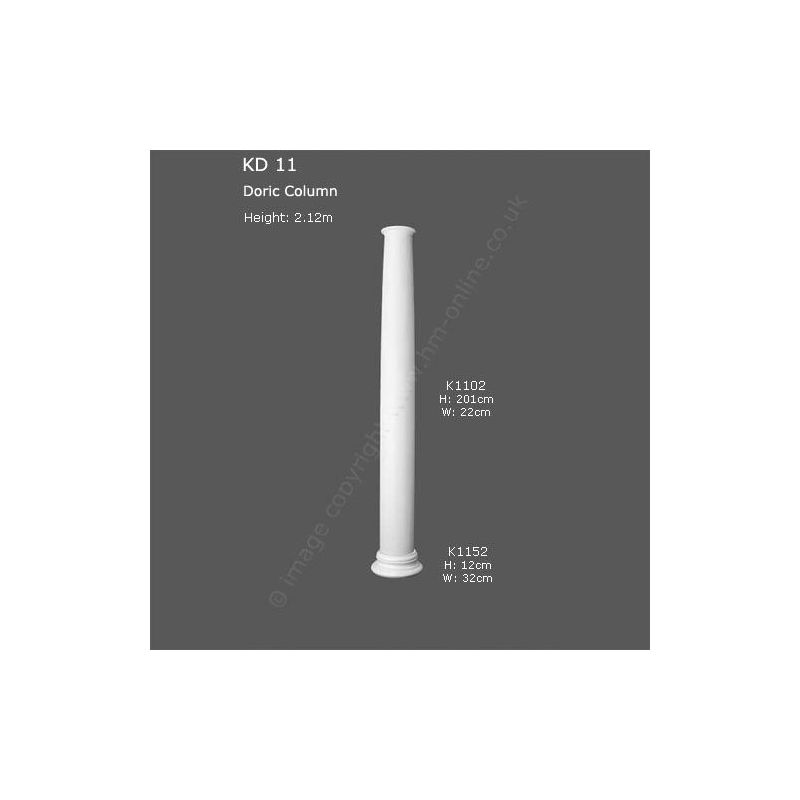 Decor KD11 Doric Column - Orac