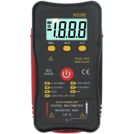 KD28E Multifunktions-Digitalmultimeter mit True-RMS- und berührungsloser Messung