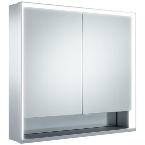 KE SPS R. Lumos 14307, mit Ablagef., Vorbau, silb-elox., 700x735x165mm