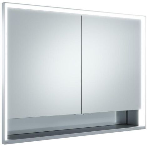 KE SPS R. Lumos 14318, mit Ablagef., Einbau, silb-elox., 1050x735x165mm