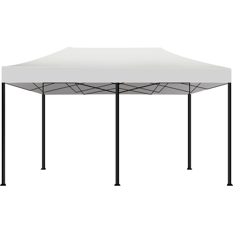 Frankystar - Tente de jardin Kebon/chapiteau pliant imperméable 3X6 Mt de belvédère pour les foires et les marchés blancs