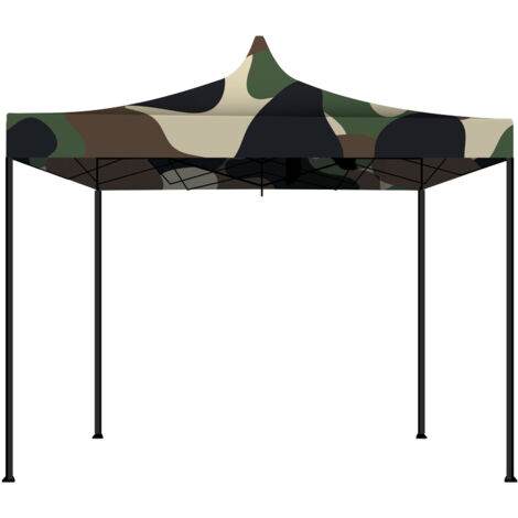Kebon Tenda / Gazebo Per Giardino 3X3 Impermeabile Tendone Pieghevole Per Fiere E Mercati Colore Camouflage