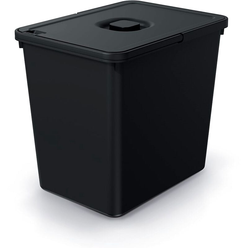 Keden - Seau pour système de recyclage 23L Systema 36x26x32 cm - Noir