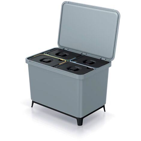 KEDEN Système de tri de recyclage 10L chacun Systema 56x39x41 cm