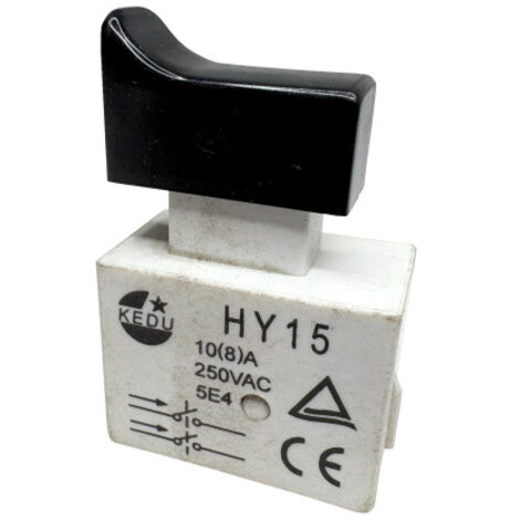 KEDU HY15 Drucktasten Schalter 250V 10A Druckschalter