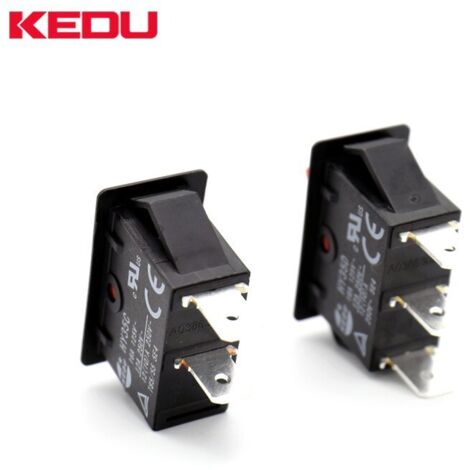 KEDU HY35C Bogen-Drucktaster, 2er-Pack (2 Stück)  Miniatur-Wippschalter, Reset-Taste, ultradünnes Bogendesign