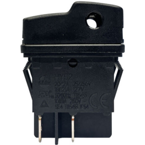 KEDU HY52 Elektrisch Taster Schalter 250V 20A Geräteschalter Ein-/Aus Schalter