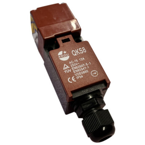 KEDU QKS8 Sicherheit Schlüsselschalter NC NO Zweipolig Maschine Verriegelung Türschalter 250V/400V