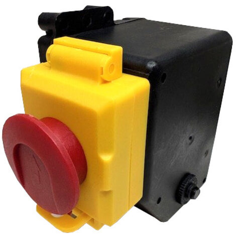 Kedu Universal Schalter Schaltermodul mit Not-Aus-Funktion und Sicherheitsschalter ohne interne Verkabelung