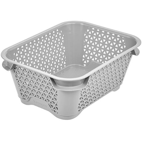 keeeper Caja de almacenamiento 16 x 12 x 7, gris nórdico