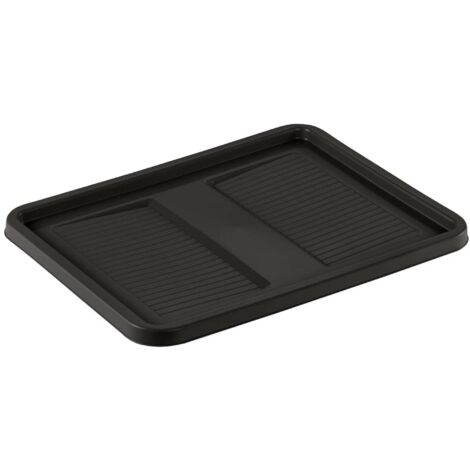 KEEEPER Deckel für Transportbox Robert 20 l, 40 x 30 cm, Roberta, Graphit Grau