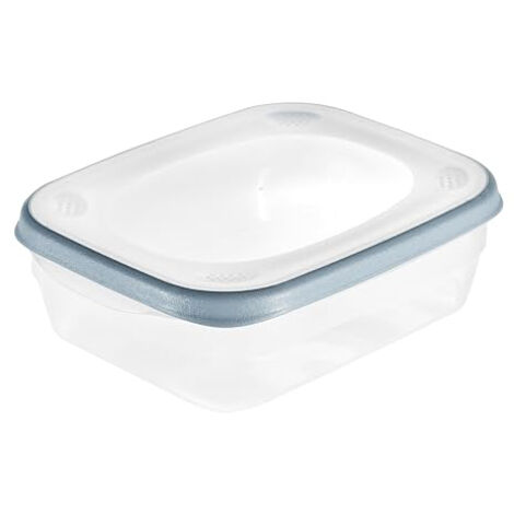KEEEPER FRANCO, BOÎTE DE CONSERVATION, EMPILABLE, PASSE AU LAVE-VAISSELLE, 1200 ML, 20 X 15,5 X 6 CM, BLEU NORDIQUE