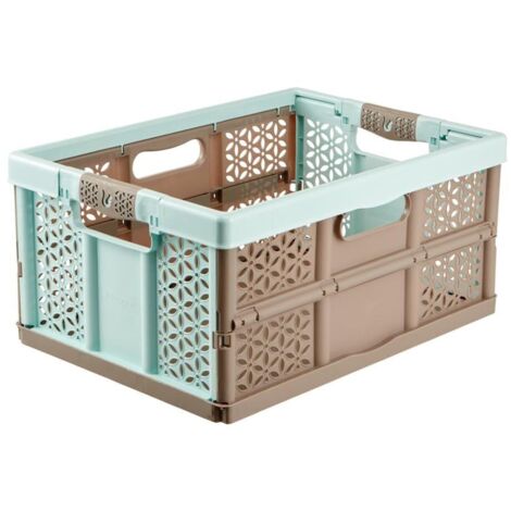 Keeeper Lea Scatole e bauli, PP/TPE, Blu/Marrone, 5 cm
