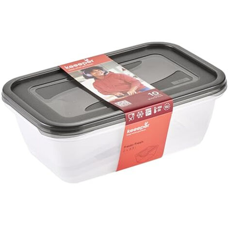 KEEEPER LOT DE 2 BOÎTES DE CONSERVATION RECTANGULAIRES FREDO FRESH DE 3,3 L 3068082700000