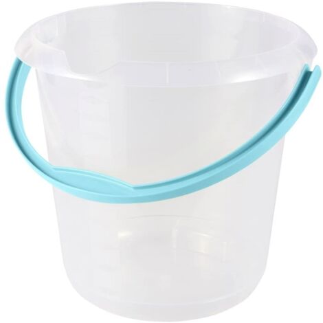 Keeeper Mika cubo transparente turquesa 10 litros