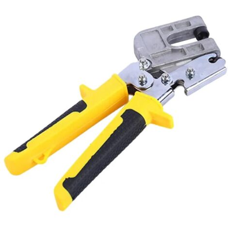 Keel Crimping Punch Pliers, Light Steel, Plastic Handle