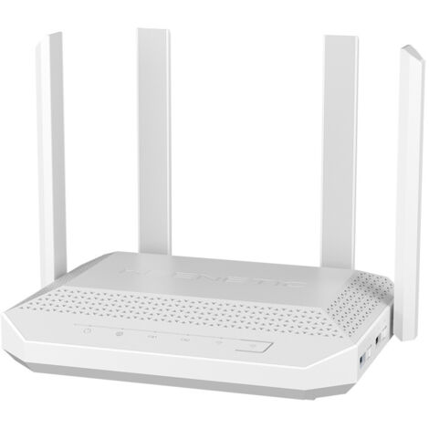 Keenetic Hero Router Wi-Fi 6 mesh AX3000 multi-Gigabit, 4 porte 1 Gigabit e 1 porta 2.5 Gigabit, porta combinata SFP, porte USB