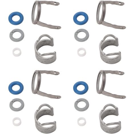 Keenso Auto kraftstoffeinspritzung O-Ring, Auto Kraftstoffeinspritzventil Dichtungssatz Einspritzdüsen O Ring Dichtungssatz 06D998907 für A3 Hatchback, A4 Saloon, Avant TT