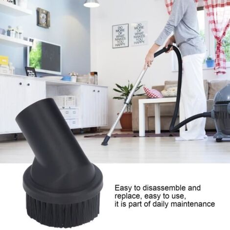 keenso brosse pour aspirateur 3 pièces brosse ronde pour aspirateur 35mm/1.38in diamètre intérieur brosse à poussière ronde