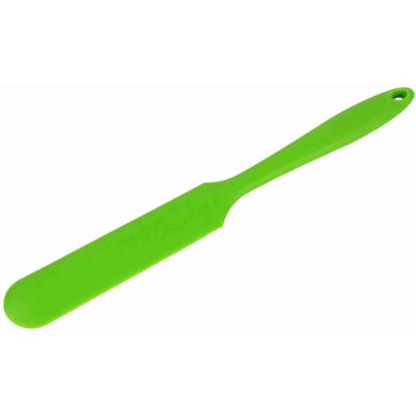 Keenso Ensemble de Spatules à Gâteau en Silicone, Pinceau pour Mélanger la Pâte et la Crème, Outil de Cuisson de Cuisine pour des Gâteaux Lisses et Beaux, Usage Domestique Professionnel, (GREEN)