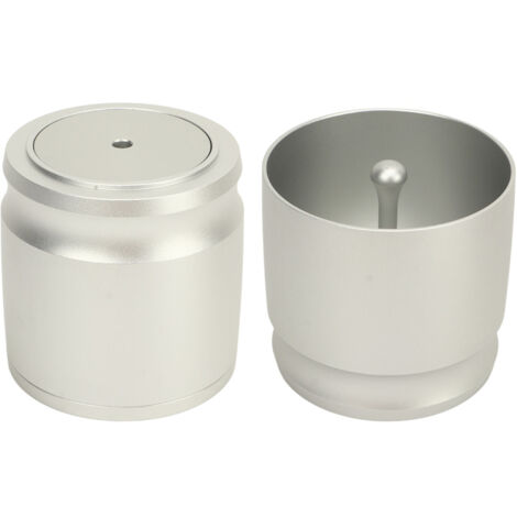 Keenso Langlebiger Dosierer für Kaffeepulver aus Aluminiumlegierung, 58 mm (Silber 58 mm).