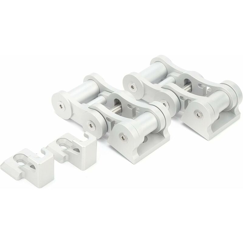 Crea - Keenso Loquets de Capot de Moteur de Voiture, Pièces de Fixation de Capot de Capot de Moteur en Alliage D'aluminium cnc de Voiture pour jk jku
