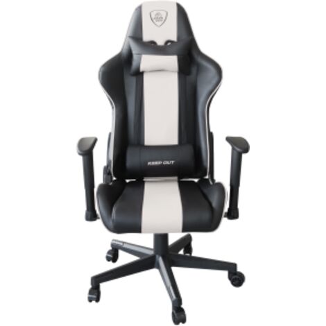 Keep Out Silla Gaming XS PRO RACING Negro, Blanco