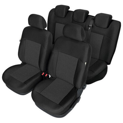 Пълен Комплект Тапицерия Kegel за предни+задни седалки на Ford Focus 2003-2014 Mk2 Mk3 Черна Текстил