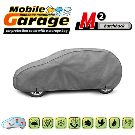 Висококачествено Покривало Kegel серия Mobile Garage размер M1 за хечбек 380-405см x 126-136см, сиво