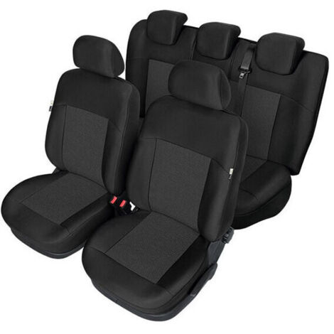 Пълен Комплект Тапицерия Kegel за предни+задни седалки на Toyota Yaris Mk3 2011-2019 Черна Текстил