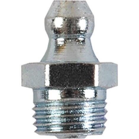 Kegelschmiernippel H1 DIN71412 M8 x 1 mm Form A SW 9 mm 6-kant
