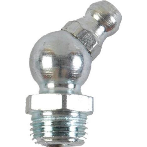 Kegelschmiernippel H2 DIN71412 M8 x 1 mm Form B SW 9 mm 6-kant