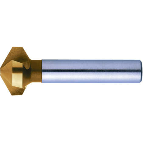 Kegelsenker HSS TiN Zylinderschaft 120Grad 6,3mm FORMAT