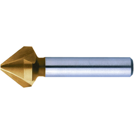 Kegelsenker HSS TiN Zylinderschaft 75Grad 6,3mm FORMAT