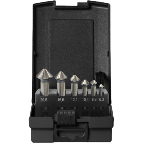 Kegelsenker-Set 5 Schneiden HSS-G 6-teilig