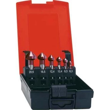 Kegelsenker-Set TiAlN Form C 90Grad 6,3-20,5mm FORMAT