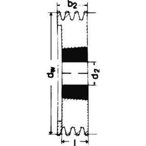 Keilrillenscheibe SPZ/10 5-rillig 112 mm STRECKE Taper-Buchse 2012