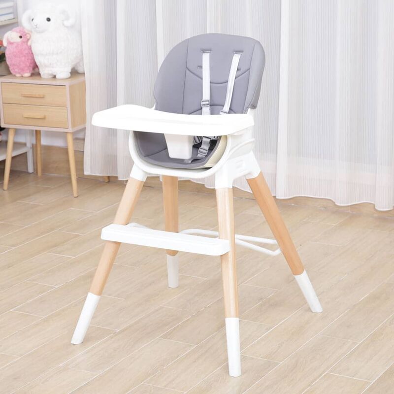 

Trona para bebés blanca y gris - Gris - Kekk
