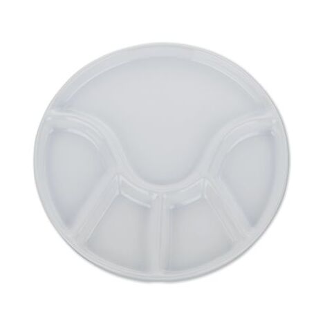 Kela Assiette à fondue blanche 21,5 cm en céramique