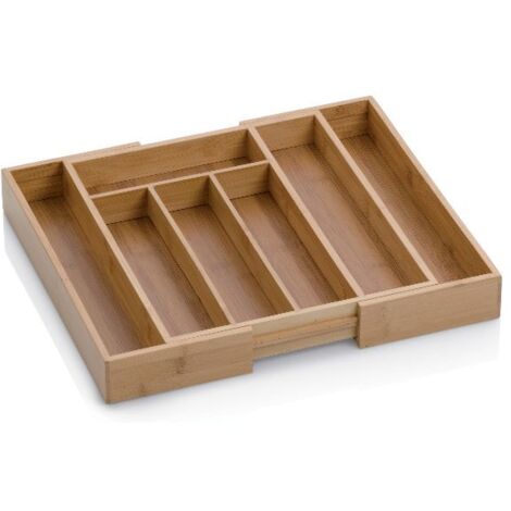 Kela Kalma range-couverts extensible bambou marron
