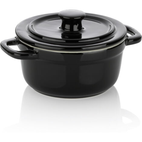 Kela - Mini cocotte Malin noir 14 cm