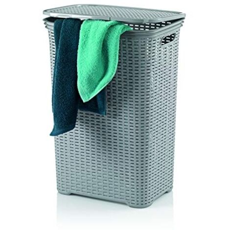 KELA WÄSCHEKORB BRASILIA (44 X 60 X 34 CM) - 43,5 X 60 X 33,5 CM - GRAU 23411